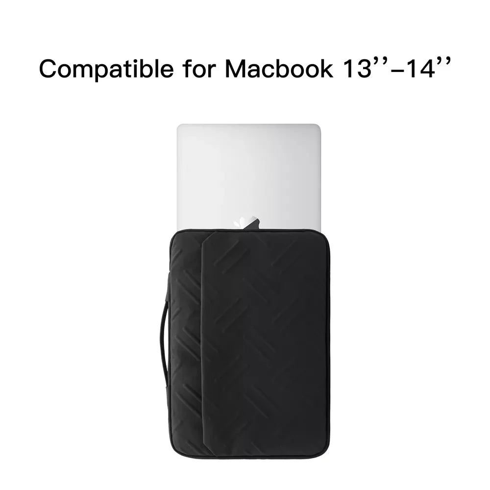 Mutural - Urban Utility - 13 to 14" Universal Notebook & Laptop Sleeve Bag - Black