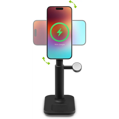 Mophie 3-in-1 Wireless Fast Charger Extendable Stand with MagSafe (15W)