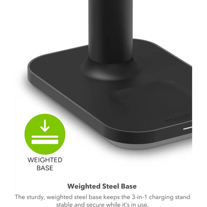 Mophie 3-in-1 Wireless Fast Charger Extendable Stand with MagSafe (15W)