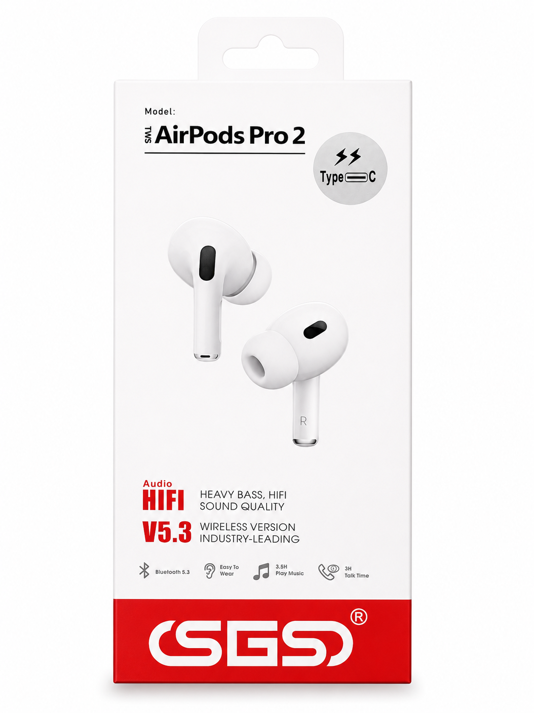 SGS TWS AirPods Pro 2 Wireless Earbuds